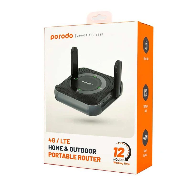 مودم 4G LTE قابل حمل پرودو مدل PD-4GCPME-BKGY ROUTER مودم 4G LTE قابل حمل پرودو مدل PD-4GCPME-BKGY ROUTER
