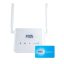 مودم روتر 4G/LTE شاتل موبایل مدل D02 به همراه سیم کارت 2 گیگابایت یکماهه