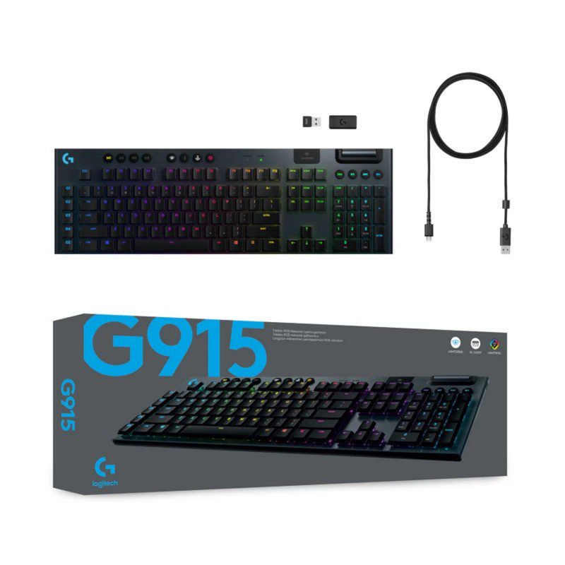 کیبورد گیمینگ لاجیتک مدل Logitech G915 LIGHTSPEED
