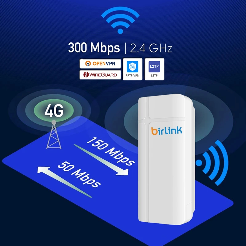 مودم روتر فضای باز 4G/LTE بیرلینک مدل BL420