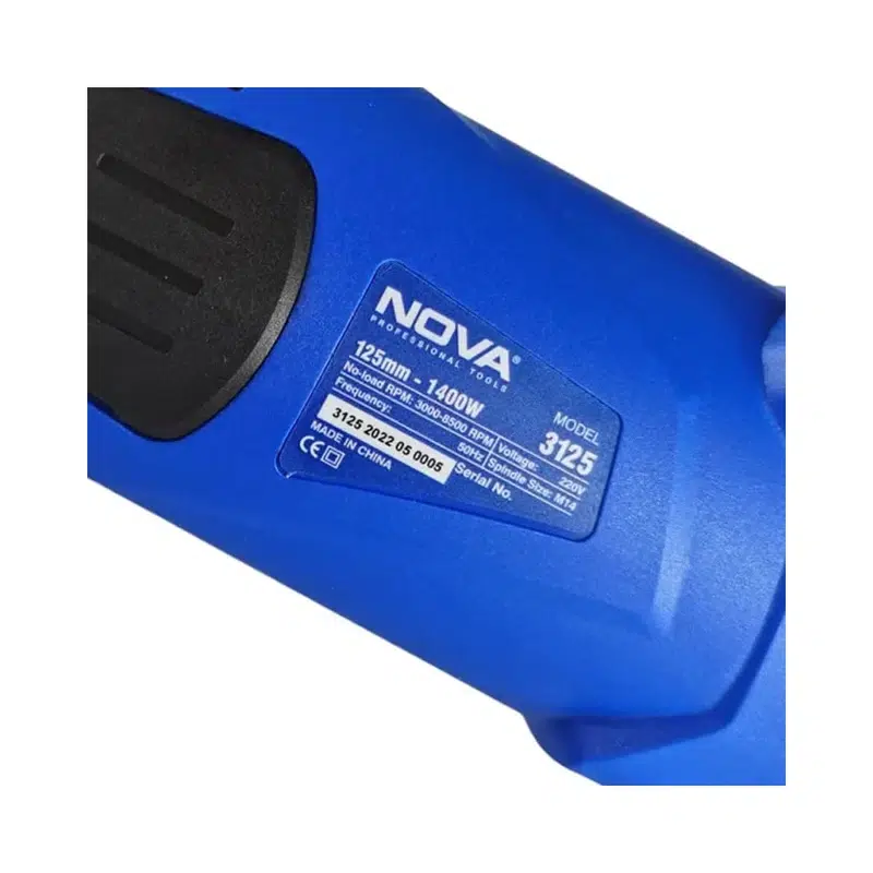 مینی فرز دسته بلند 1400 وات نووا مدل 3125