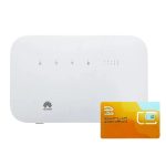 مودم 2G/3G/4G/4.5G/TD-LTE هوآوی مدل B612 به همراه سیم کارت تک نت با بسته 300 گیگ یکساله