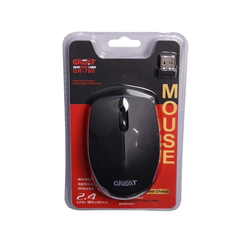 ماوس بی سیم گریت مدل Great GR-760