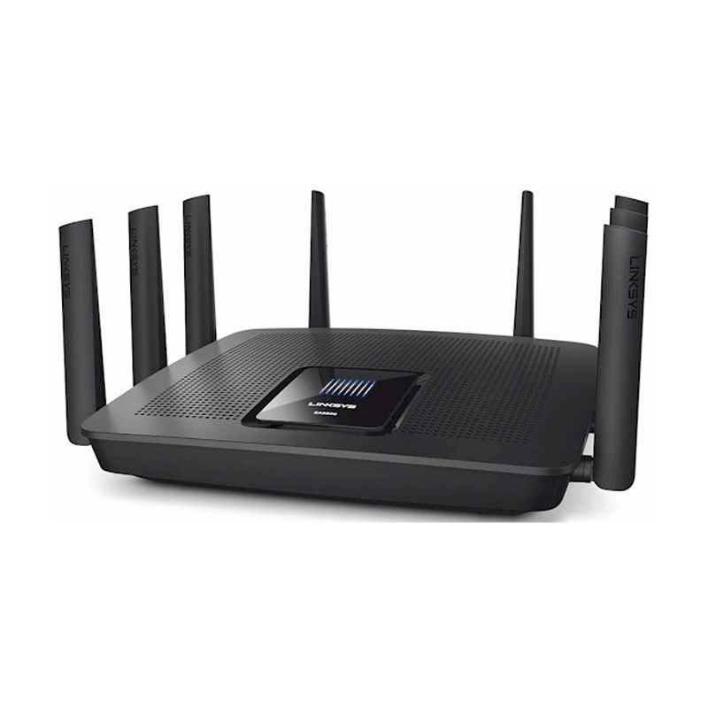 روتر بی‌ سیم گیگابایتی AC5400 از نوع MU-MIMO لینکسیس مدل Linksys EA9500 با قابلیت نصب OpenWrt