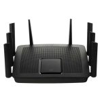 روتر بی‌ سیم گیگابایتی AC5400 از نوع MU-MIMO لینکسیس مدل Linksys EA9500 با قابلیت نصب OpenWrt