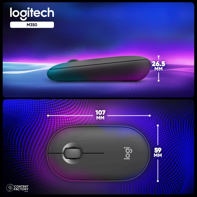 ماوس بی سیم لاجیتک مدل Logitech M350