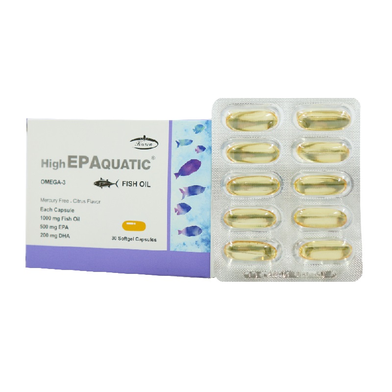 کپسول روغن ماهی حاوی EPA بالا آکواتیک کارن 30 عددی