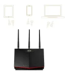 مودم 4G/LTE ایسوس مدل 4G-AC86U