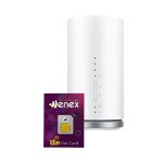 مودم TD-LTE/4G/4.5G هوآوی مدل Speed Wi-Fi HOME L01 به همراه سیم کارت وینکس با 100 گیگابایت سه ماهه