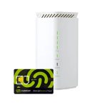 مودم روتر 5G ان ای سی مدل Speed Wi-Fi HOME 5G L12 CAT.21 + Wi-Fi 6 به همراه سیم کارت 360 درجه مبین نت با بسته 200 گیگ یکساله