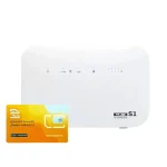 مودم 4G/TD-LTE تک نت مدل TF-I60 S1 به همراه سیم کارت تک نت با 300 گیگ یکساله