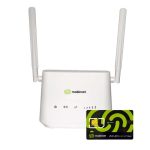 مودم 4G/4.5G مبین نت مدل MN4200 به همراه سیم کارت 360 درجه مبین نت با 200 گیگابایت اینترنت یکساله