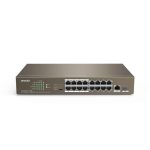سوییچ 16 پورت تندا مدل TEF1118P-16-150W 16 10/100Mbps +1 Gigabit/SFP POE Slots Switch