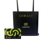 مودم 4.5G/TD-LTE مبین نت مدل MN-C1200M به همراه 30 گیگابایت اینترنت سه ماهه