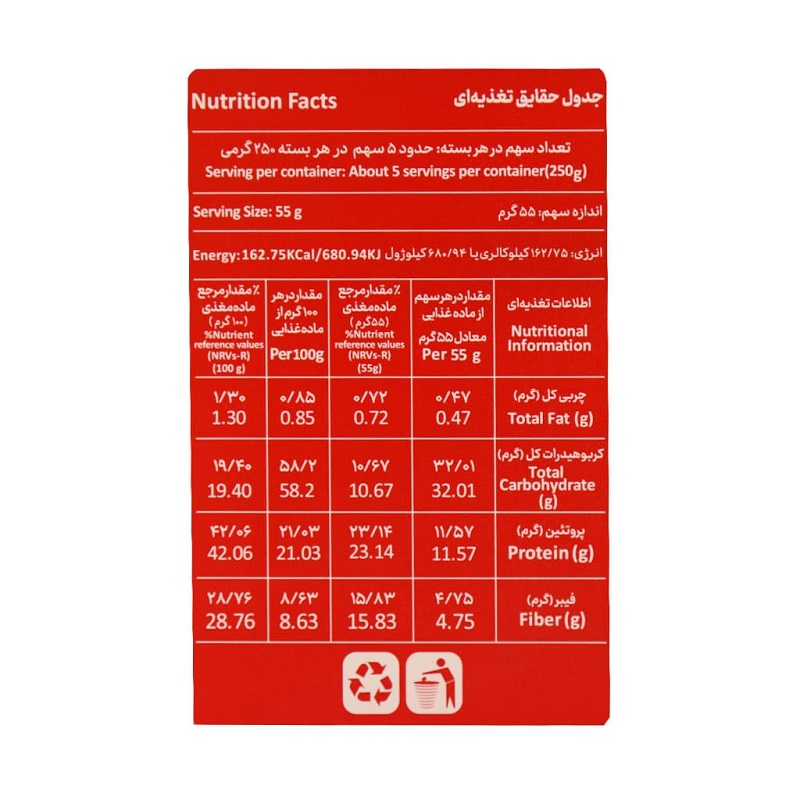 پاستا پنه پروتئینه پروفیتو سمولینا زر ماکارون 250 گرم Zar Macaron
