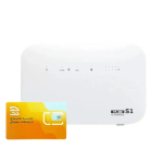 مودم 4G/TD-LTE تک نت مدل TF-I60 S1 به همراه سیم کارت تک نت با 300 گیگ یکساله
