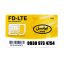 سیم کارت 4G/4.5G اعتباری ایرانسل 09389734754 به همراه 1 گیگ اینترنت یک ماهه