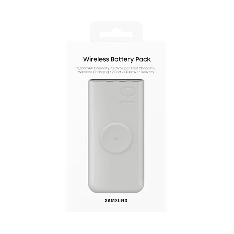 پاوربانک 25 وات وایرلس سامسونگ مدل Wireless Battery Pack EB U2510 ظرفیت 10000 میلی آمپر ساعت