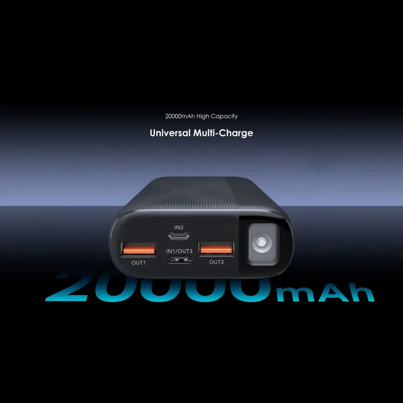 پاوربانک 20 وات اوراین نو مدل P204 ظرفیت 20000 میلی آمپر ساعت