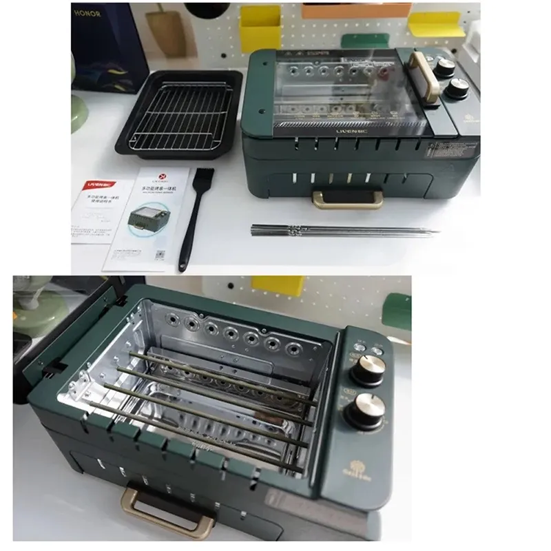 کباب پز برقی چند منظوره شیائومی مدل Xiaomi Liven Electric Barbecue Maker G26