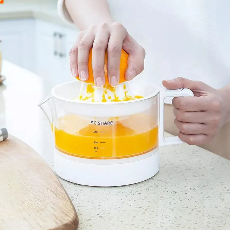 آبمیوه گیری برقی 400 میلی لیتری شیائومی مدل Xiaomi SCISHARE S411 400ml Electric Juicer