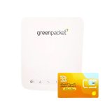 مودم TD-LTE گرین پکت مدل WLTXFSR-104GN به همراه سیم کارت تک نت با بسته 300 گیگ یک ساله