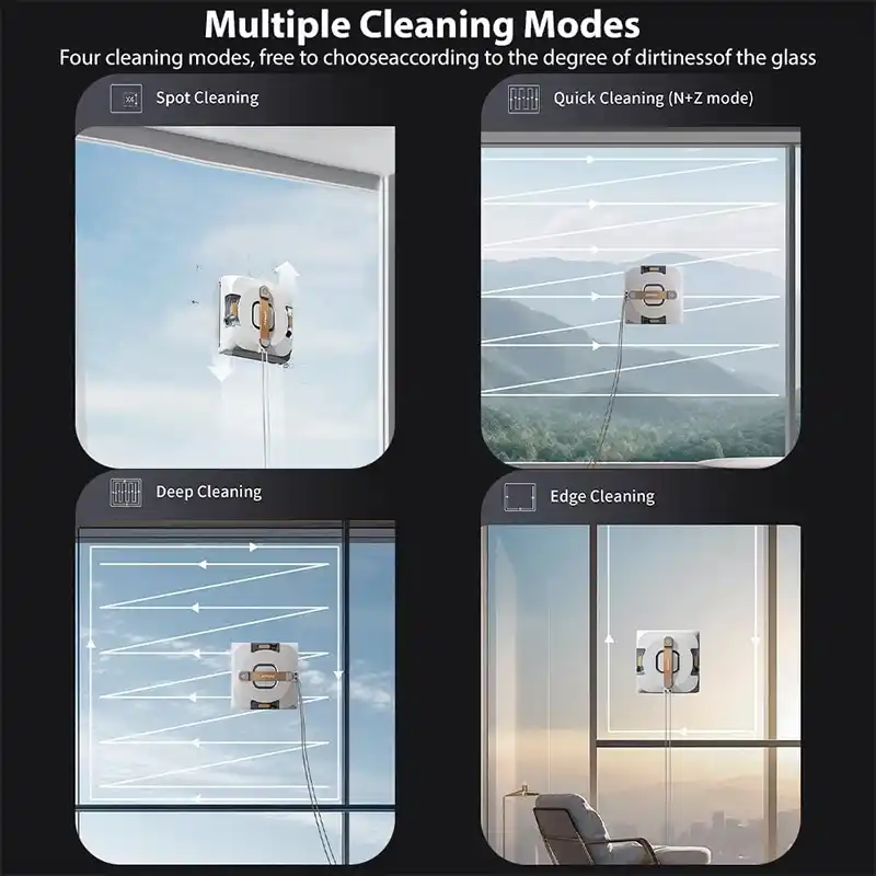 ربات شیشه‌ شوی مدل Airbot W3 Window Cleaning Robot