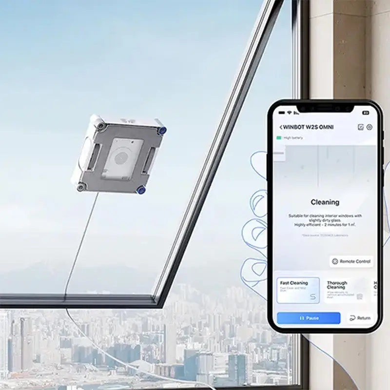 ربات شیشه پاک کن اکووکس مدل Ecovacs WINBOT W2s OMNI
