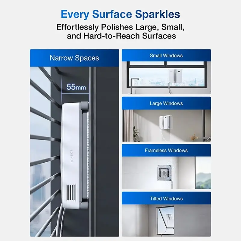 ربات شیشه پاک کن اکووکس مدل Ecovacs WINBOT mini