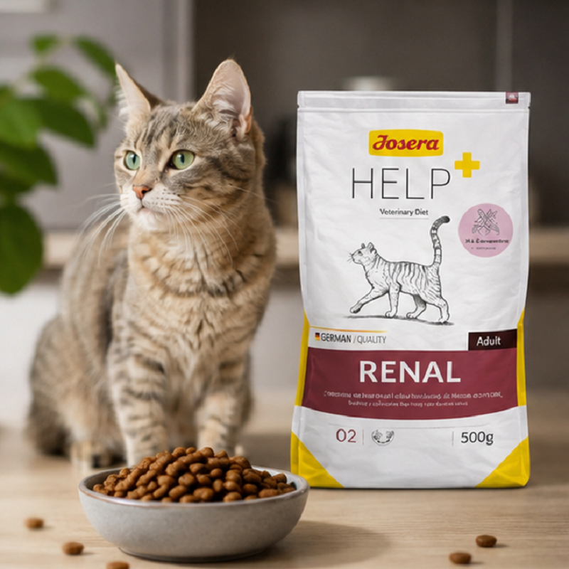 غذای خشک گربه بالغ جوسرا رنال 500 گرم Josera Renal