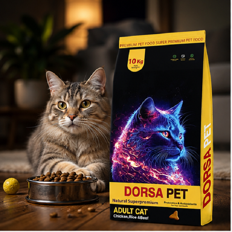 غذای خشک گربه درسا پت 10 کیلوگرم Dorsa Pet Cat Dry food