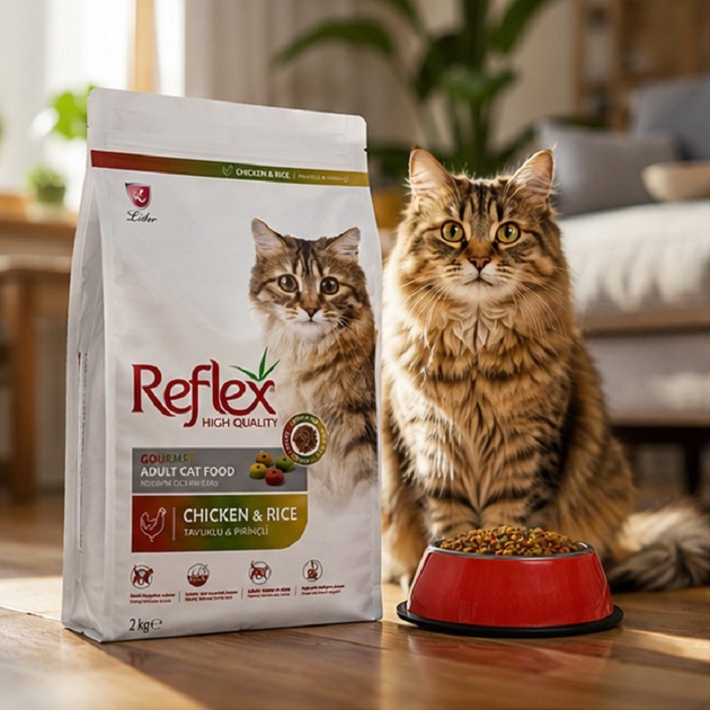 غذای خشک گربه مولتی کالر رفلکس 2 کیلوگرم Reflex Multicolor Cat Dry food