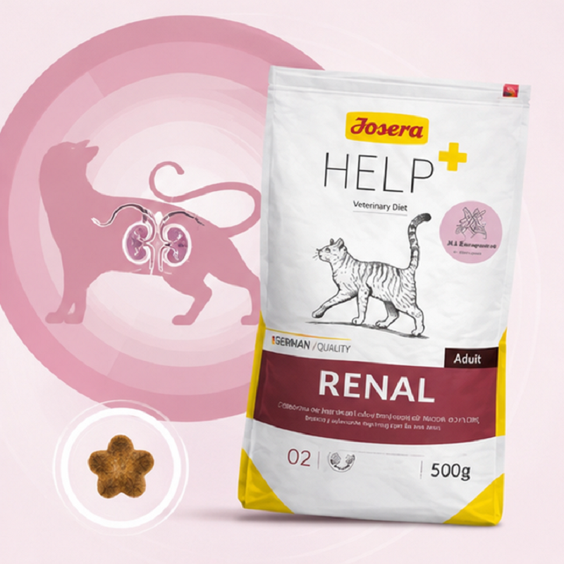 غذای خشک گربه بالغ جوسرا رنال 500 گرم Josera Renal