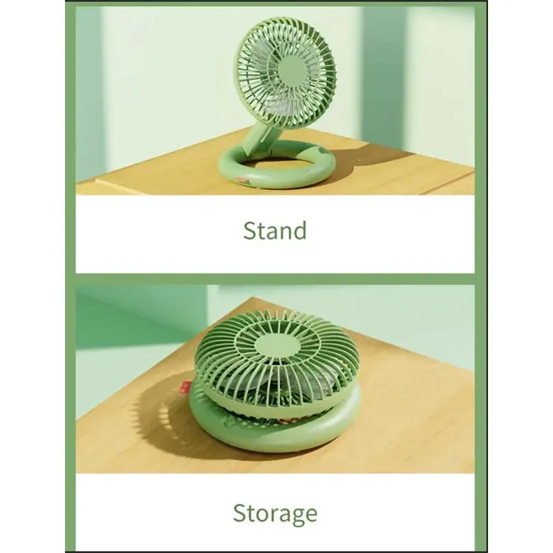 پنکه رومیزی شارژی کوالیتل مدل Qualitell Foldable Desktop Fan Z1