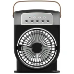 پنکه رومیزی مه پاش شارژی مدل Mini portable cooling fan پنکه رومیزی مه پاش شارژی مدل Mini portable cooling fan