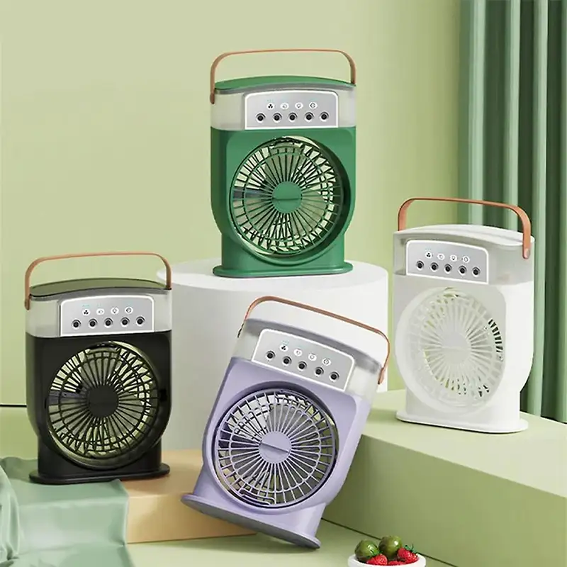 پنکه رومیزی مه پاش شارژی مدل Mini portable cooling fan