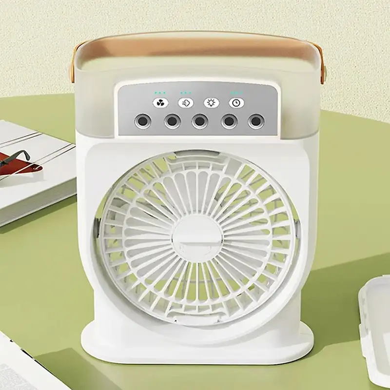 پنکه رومیزی مه پاش شارژی مدل Mini portable cooling fan