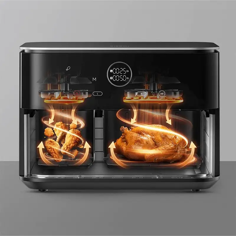 هوا پز بدون روغن چند منظوره شیائومی مدل Xiaomi Dual Zone Air Fryer 10L MAF-D1001