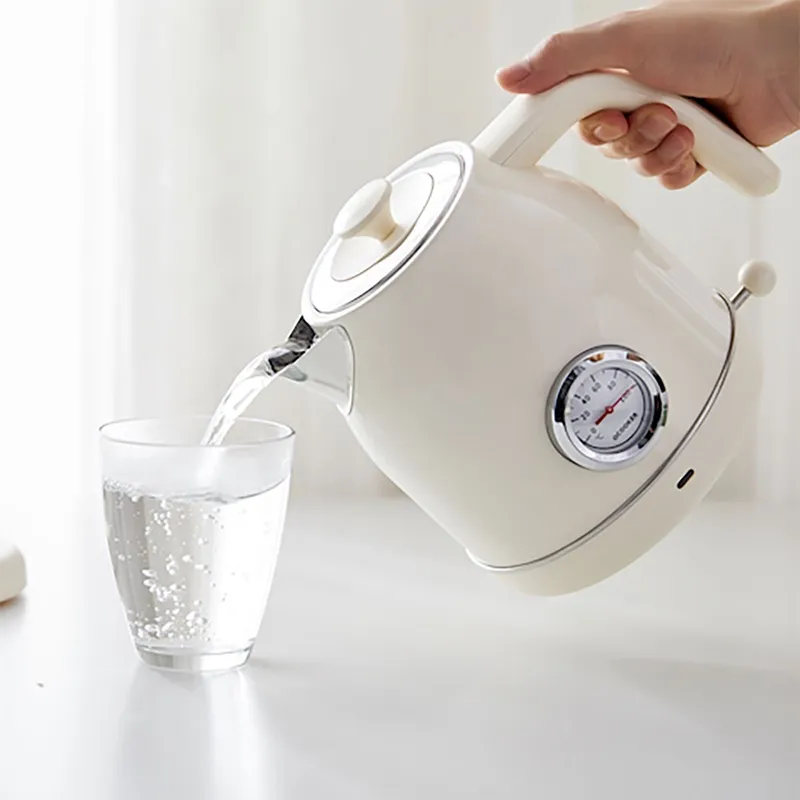 کتری برقی شیائومی QCOOKER Retro Electric Kettle Stainless Steel QS-1701