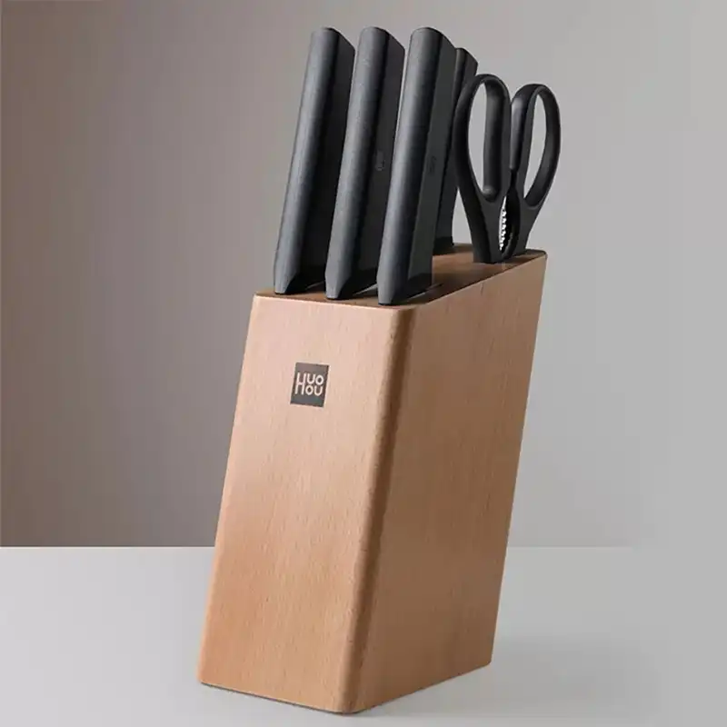 ست 5 تایی چاقوی آشپزخانه به همراه استند شیائومی Xiaomi HuoHou Knife Set HU0057