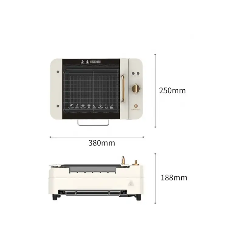 کباب پز برقی چند منظوره شیائومی مدل Xiaomi Liven Electric Barbecue Maker KL-J7900