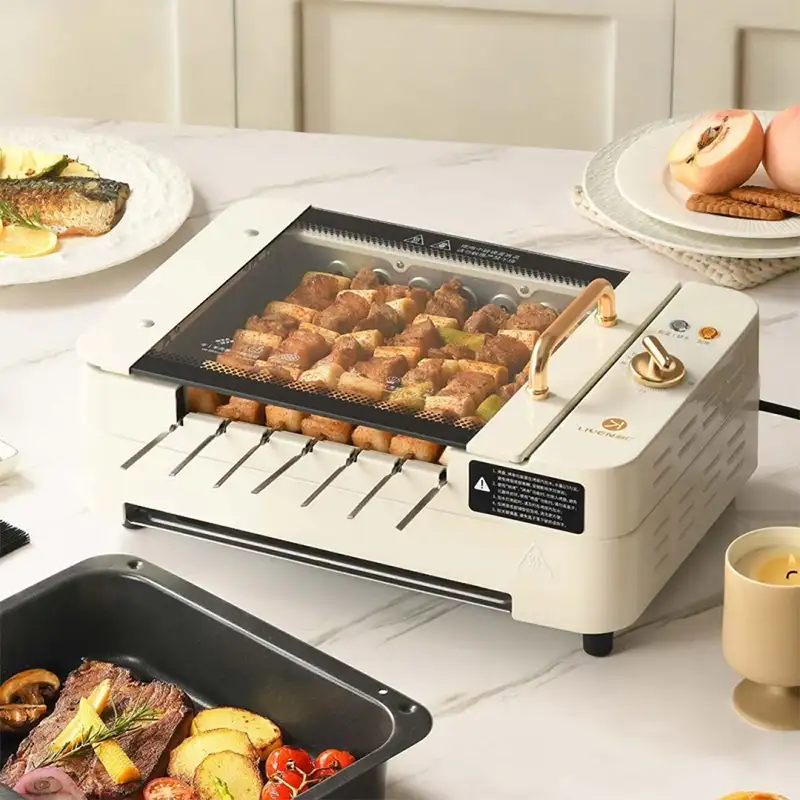 کباب پز برقی چند منظوره شیائومی مدل Xiaomi Liven Electric Barbecue Maker KL-J7900