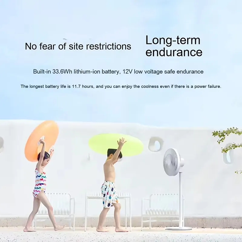 پنکه ایستاده شارژی شیائومی مدل Mijia smart standing fan 2 pro (Wireless Fan BPLDS05DM)