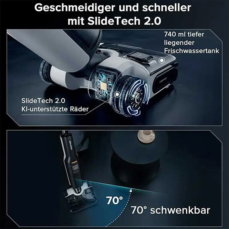 جارو شارژی شیائومی مدل Roborock A30 Pro Combo