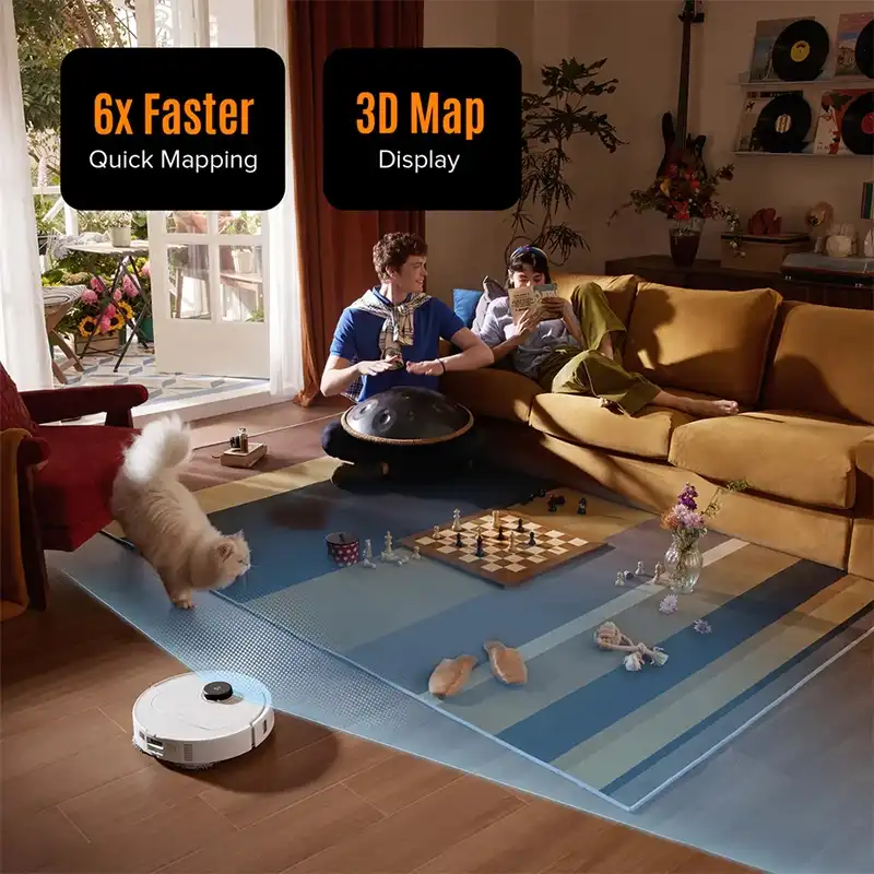 جارو رباتیک شیائومی روبوراک مدل Xiaomi Roborock Qrevo C robotic vacuum cleaner