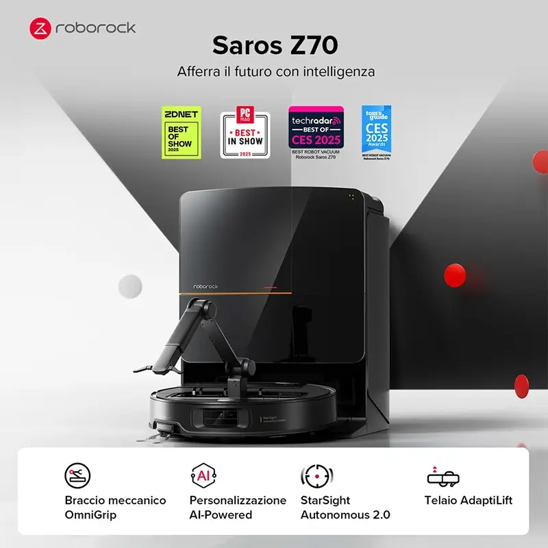 جارو رباتیک روبوراک مدل Xiaomi Roborock Saros Z70