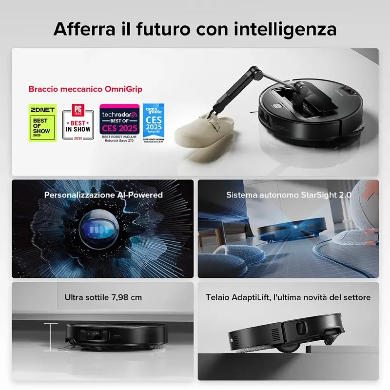 جارو رباتیک روبوراک مدل Xiaomi Roborock Saros Z70
