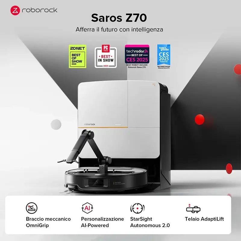 جارو رباتیک روبوراک مدل Xiaomi Roborock Saros Z70