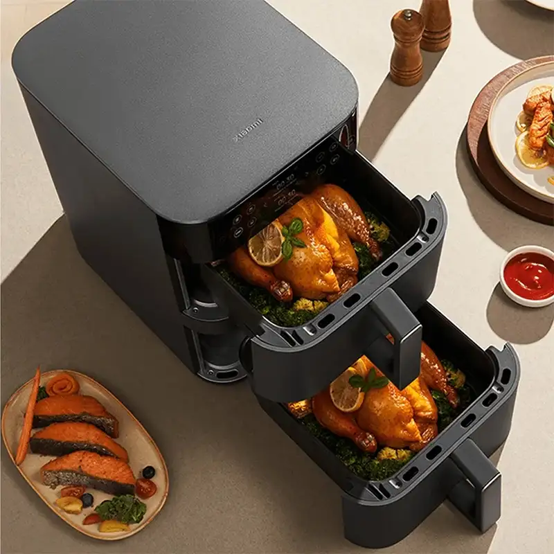 سرخ کن بدون روغن 12 لیتری هوشمند شیائومی مدل Xiaomi Smart Double Stack Air Fryer 12L MAF-DS1201