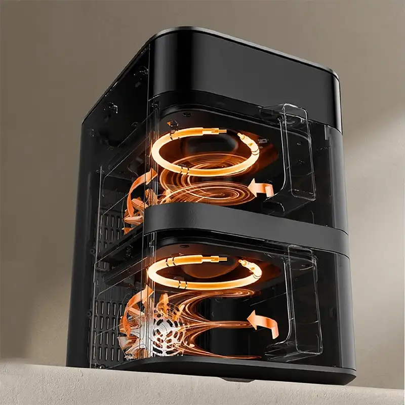 سرخ کن بدون روغن 12 لیتری هوشمند شیائومی مدل Xiaomi Smart Double Stack Air Fryer 12L MAF-DS1201